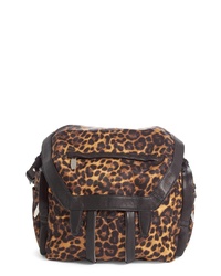 Dark Brown Leopard Backpack