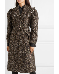 Mother of Pearl Felix Faux Pearl Embellished Jacquard Coat