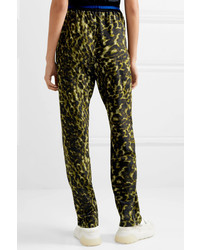 Stella McCartney Leopard Print Jersey Pants