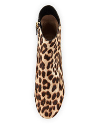 Tory Burch Laila Printed 50mm Bootie Leopard