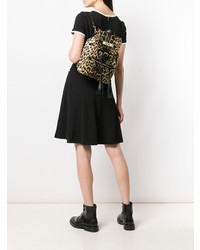 Moschino Leopard Print Backpack