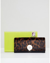 Ted Baker Annia Foldover Purse In Leopard