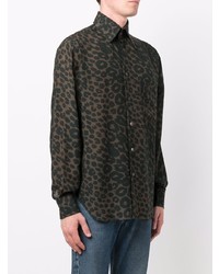 Tom Ford Leopard Print Shirt