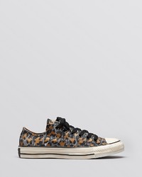 Converse Lace Up Sneakers All Star Snow Leopard Print