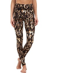 Dark Brown Leopard Pants
