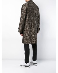 Adaptation Boxy Leopard Print Coat