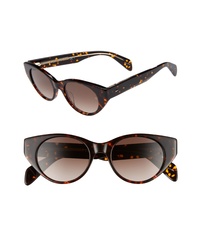 Rag & Bone 49mm Cat Eye Sunglasses