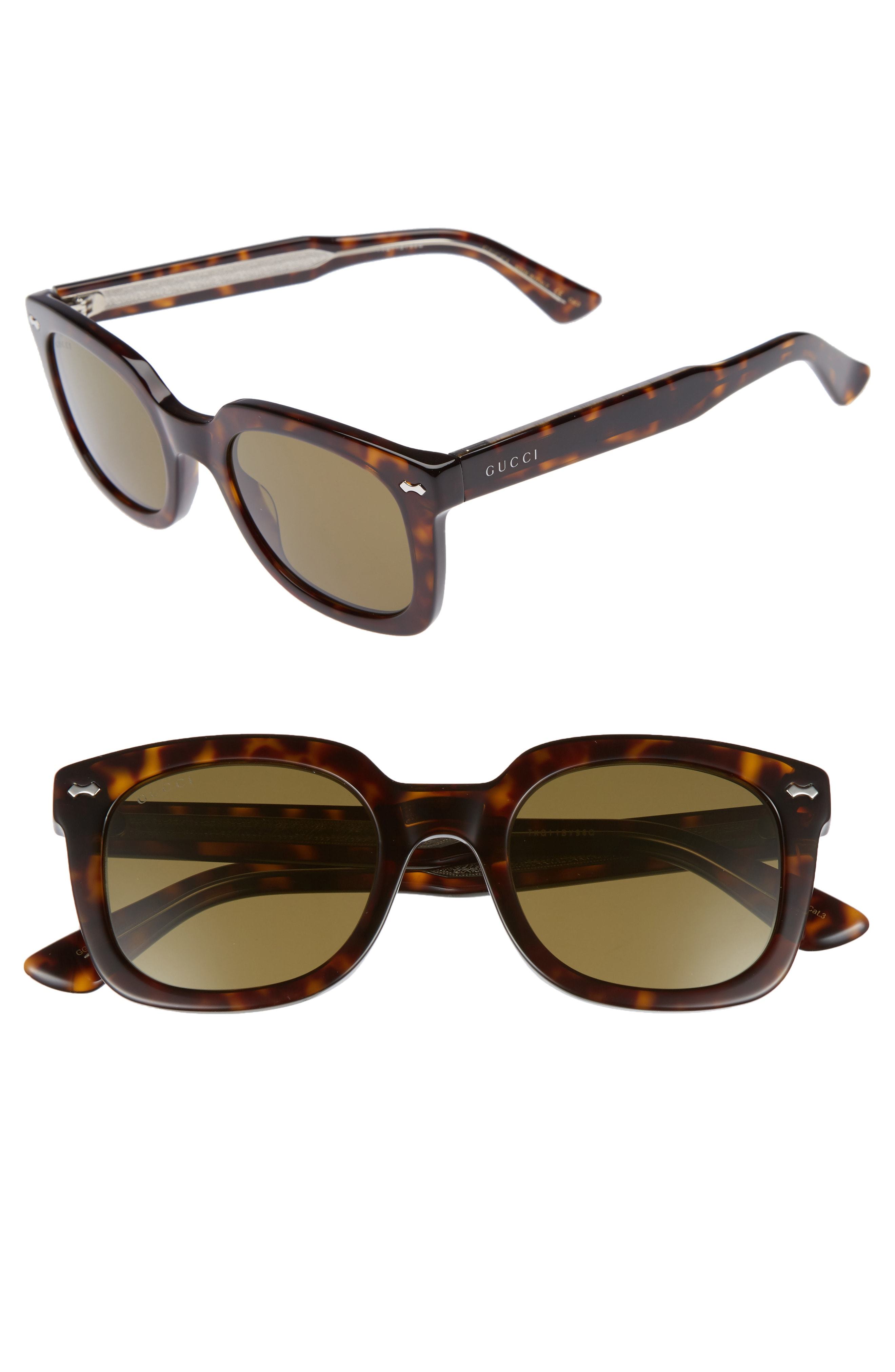 Gucci 50mm Square Sunglasses, $360 | Nordstrom Lookastic
