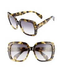 Rag & Bone 56mm Gradient Square Sunglasses