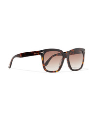 Tom Ford Amarra Square Frame Tortoiseshell Acetate Sunglasses