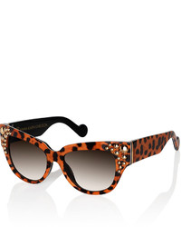 Karlsson Anna Karin Mademoiselle Dor Leopard Print Sunglasses