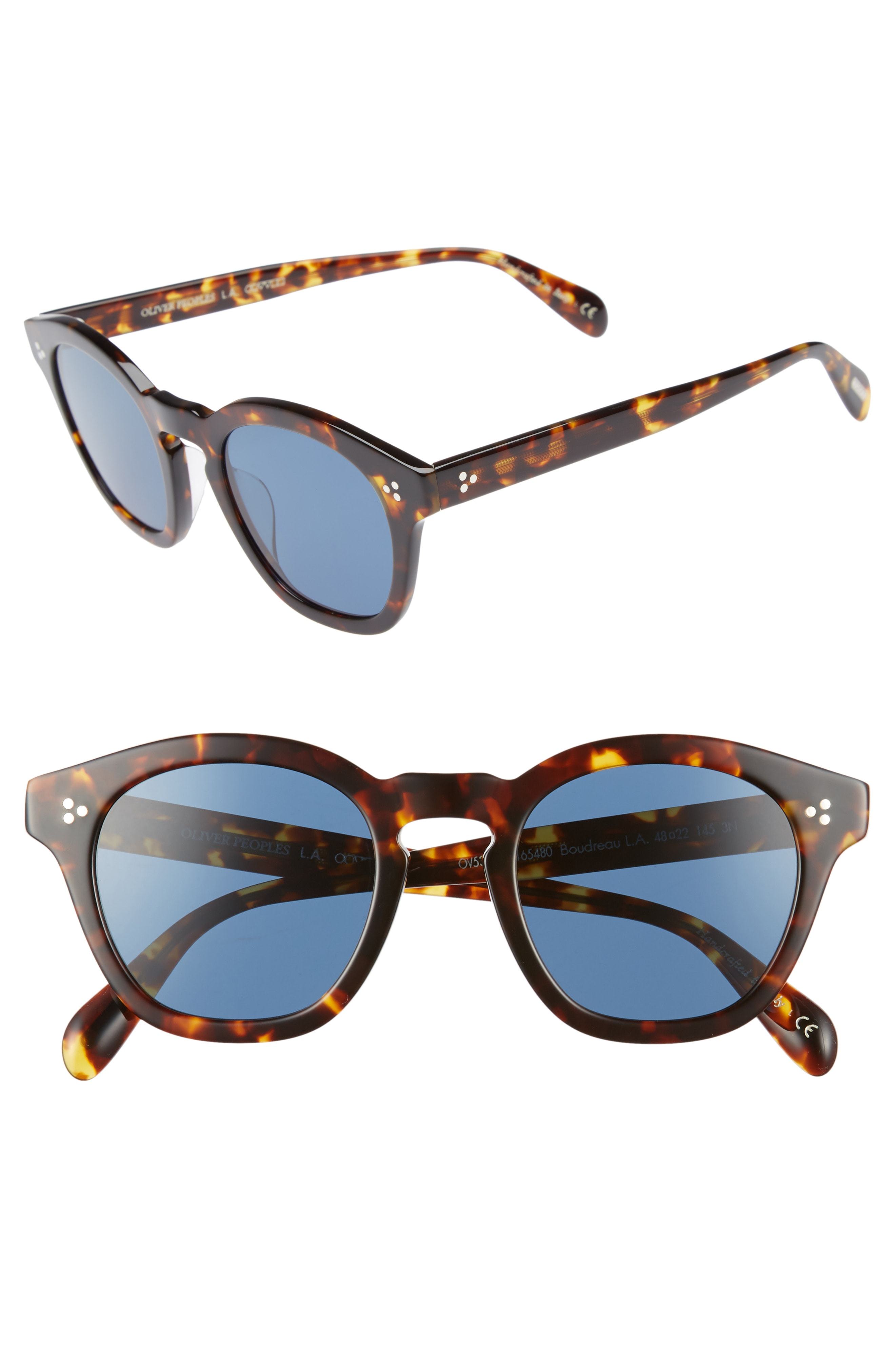 Oliver Peoples Boudreau La 48mm Round Sunglasses, $323 | Nordstrom |  Lookastic