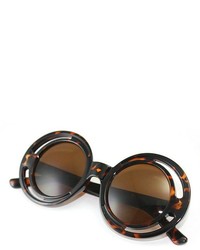 ChicNova Vintage Cutout Concave Shape Sunglasses