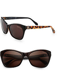 Roberto Cavalli Classic Cats Eye Leopard Sunglasses