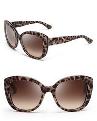 Dolce & Gabbana Dolcegabbana Animalier Cat Eye Sunglasses