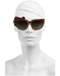 Anna Karin Rose Rouge D Frame Leopard Print Acetate Sunglasses - karlsson-anna-karin-rose-rouge-d-frame-leopard-print-acetate-sunglasses-207633-medium