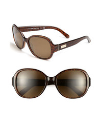 kate spade new york Cymone 55mm Polarized Sunglasses Animal One Size