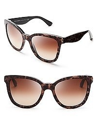 Leopard Oversized Wayfarer Sunglasses