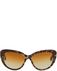 D&G Leopard Print Polarized Sunglasses