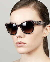 D&G Leopard Print Square Sunglasses