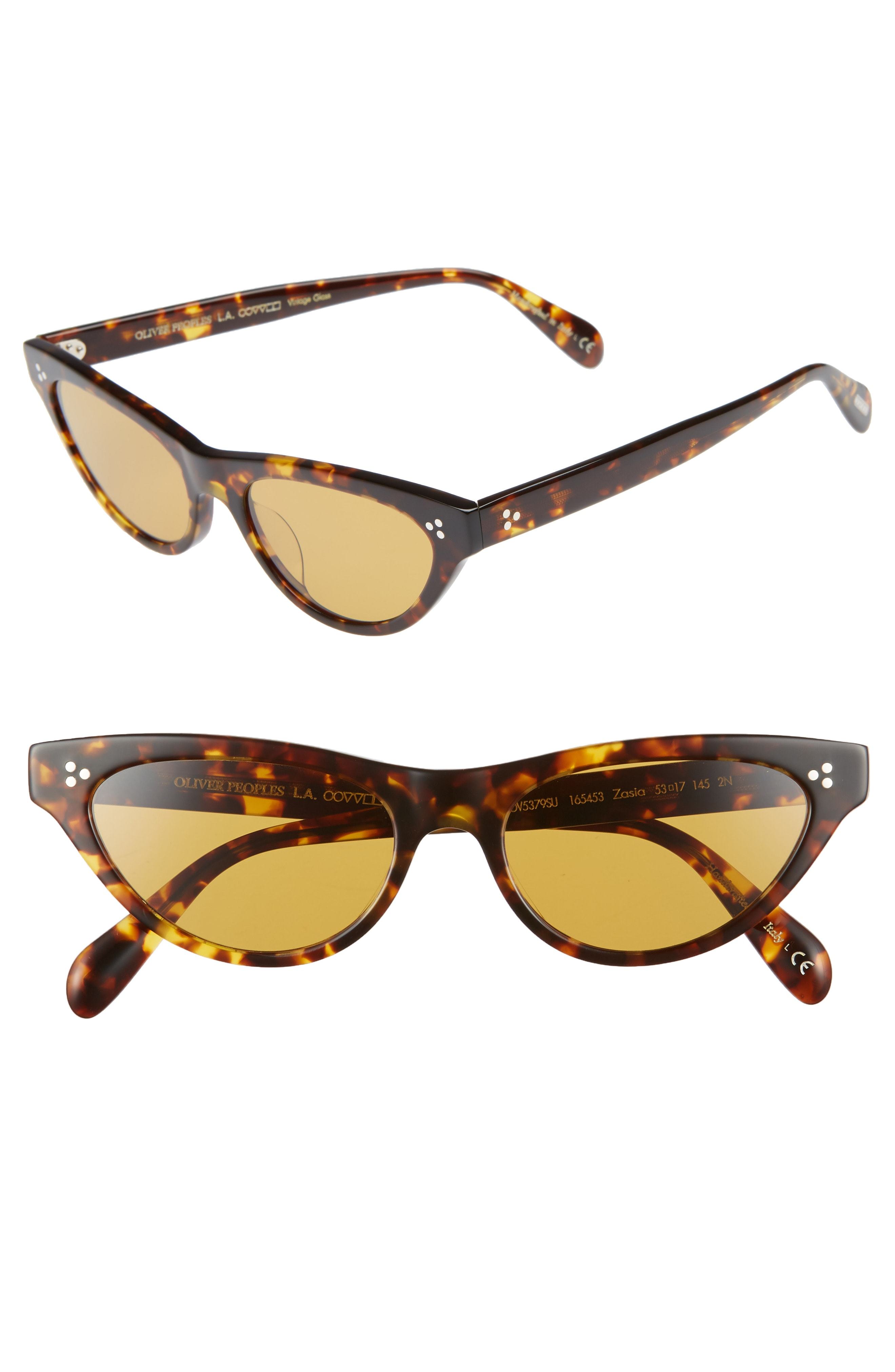 Oliver Peoples Zasia 53mm Cat Eye Sunglasses, $380 | Nordstrom | Lookastic
