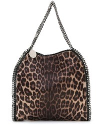 Dark Brown Leopard Tote Bag