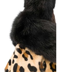 Simonetta Ravizza Leopard Fur Tote Bag