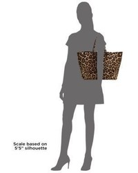 Victoria Beckham Simple Shopper Leopard Print Calf Hair Tote