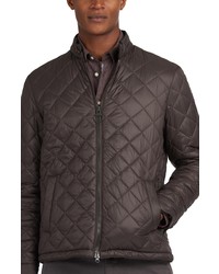 Barbour Harrington Waxed Quilted Nylon Jacket In Rustic At Nordstrom