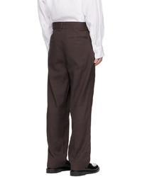 COMMAS Brown Tailored Trousers
