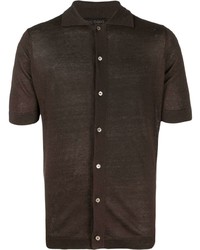 Dell'oglio Short Sleeve Linen Shirt