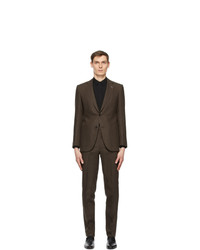 Dark Brown Linen Suit
