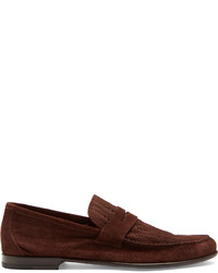 Harry's of London Harrys Of London James Embossed Suede Loafers