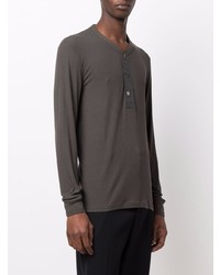 Tom Ford Button Placket Long Sleeved T Shirt