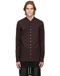 Rick Owens Burgundy Faun Shirt