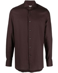 Canali Buttoned Long Sleeved Shirt