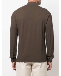 Dell'oglio Collarless Cotton Shirt