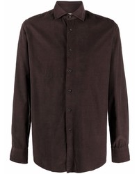 Xacus Cutaway Collar Cotton Shirt
