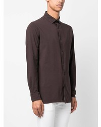 Kired Long Sleeve Cotton Blend Shirt