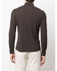 Drumohr Long Sleeve Jersey Cotton Shirt