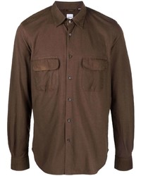 Aspesi Long Sleeved Contrast Pocket Shirt