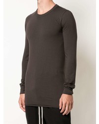 Rick Owens Slim Fit Long Sleeve T Shirt