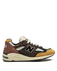 New Balance 990v2 Made In Usa Brown Sneakers