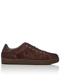 Gianvito Rossi Suede Low Top Sneakers