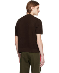 Factor's Brown Crewneck T Shirt