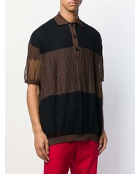 Raf Simons Mesh Knit Polo Shirt