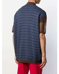 Raf Simons Mesh Knit Polo Shirt