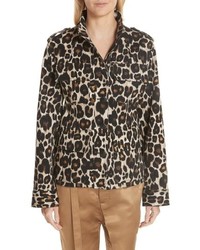 Robert Rodriguez Leopard Print Jacket