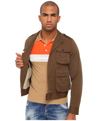 DSQUARED2 Military Chic Bomber