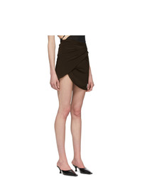 Helenamanzano Brown Wrap Skirt